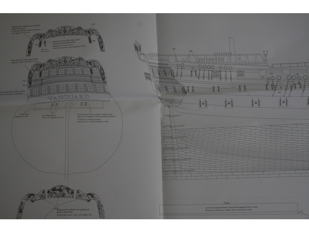 VICTORY MODELS HMS Vanguard 1798 1:72 kit