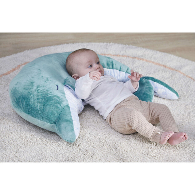 Kaloo Petit Calme Podporný vankúš s levanduľou pre mamičku a bábätko Delfín 60 cm