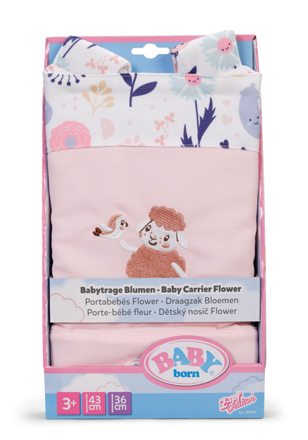 Zapf BABY born Nosič bábätiek s kvetmi