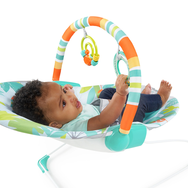 BRIGHT STARTS Вибриращ шезлонг Rainforest Vibes™ 0m+ до 9kg