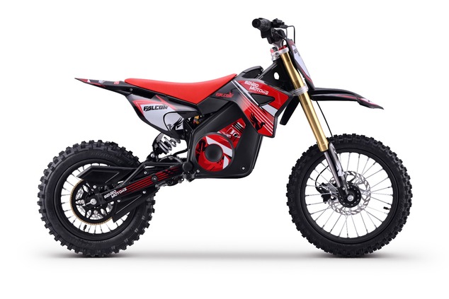 Motocross elettrico per bambini e adolescenti Beneo Motors Falcon rosso - 1600W