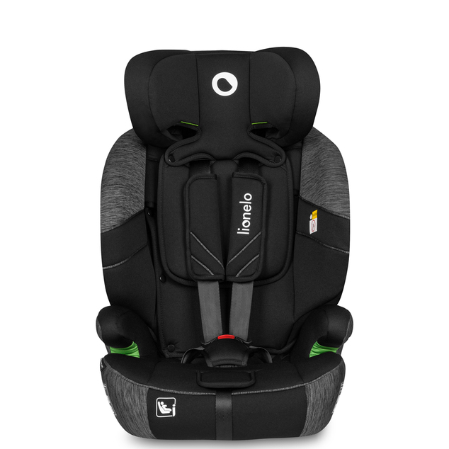 LIONELO Seggiolino Auto Levi One i-Size (76-150 cm) Nero Grigio
