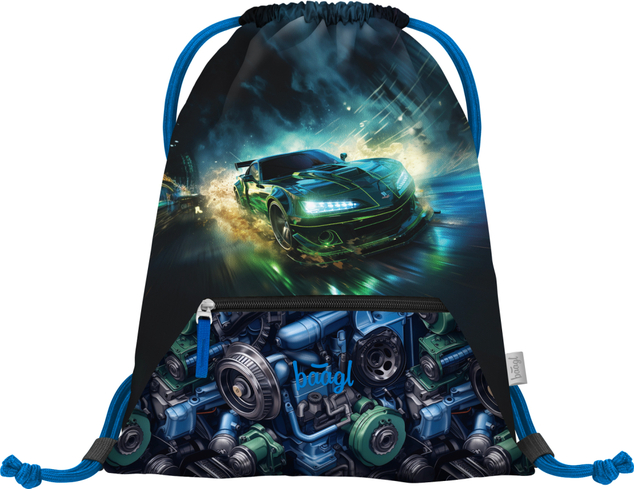 BAAGL SADA 5 Zippy Versenyautó: aktatáska, tolltartó, zseb, kötény, pénztárca