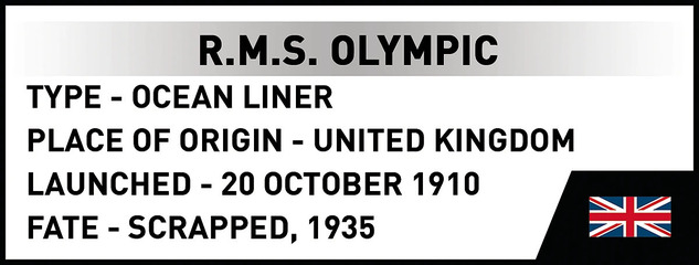 Cobi 1687 R.M.S. Olympic, 1:700, 595 k