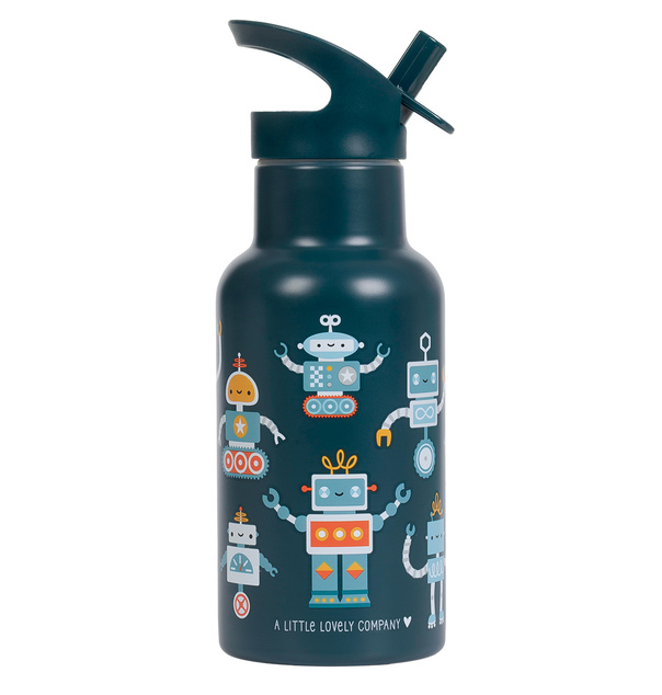 A Little Lovely Company - bouteille en acier inoxydable, 350 ml - robots