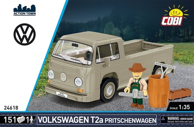 Cobi Volkswagen T2a Pritschenwagen, 1:35, 152 k, 1 f