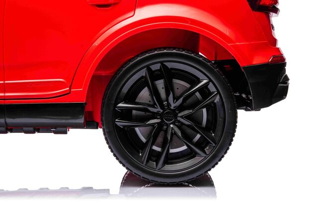 Elektrické Auto Audi Q7 Rot, Einzelplatz, Unabhängige Federung, 12V Batterie