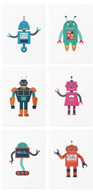 TATTonMe Tetovačky pre deti Roboti sada