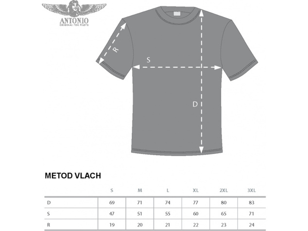 Tricou Antonio pentru bărbați Metod Vlach S