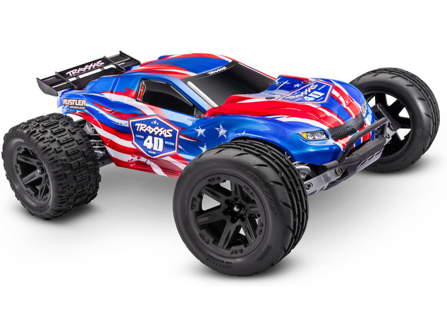 Traxxas Rustler 1:10 VX3 RTR čierny