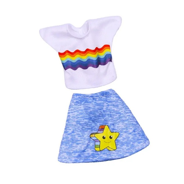 Bábika módna 29cm s oblečením 8ks a doplnkami