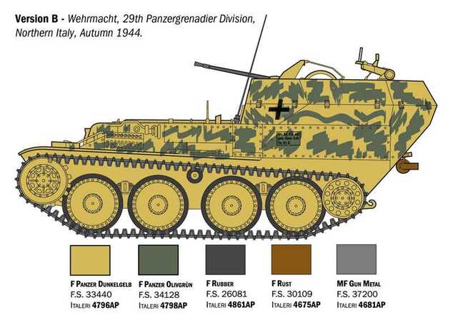 Model Kit military 96461 - Sd. Kfz. 140 Flankpanzer 38 Gepard (1:35)
