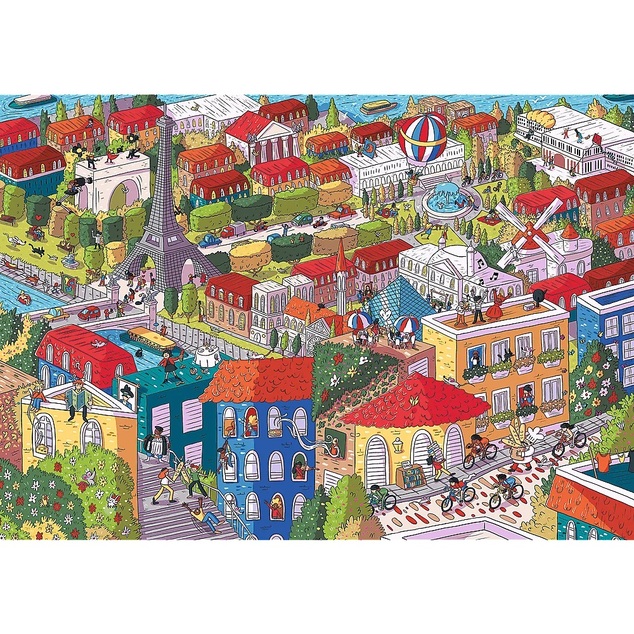 Trefl Puzzle Eye-Spy Sneaky Peekers, Paríž 1000 dielikov