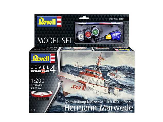 Modellset Schiff 65812 - DGzRS Hermann Marwede (1:200)