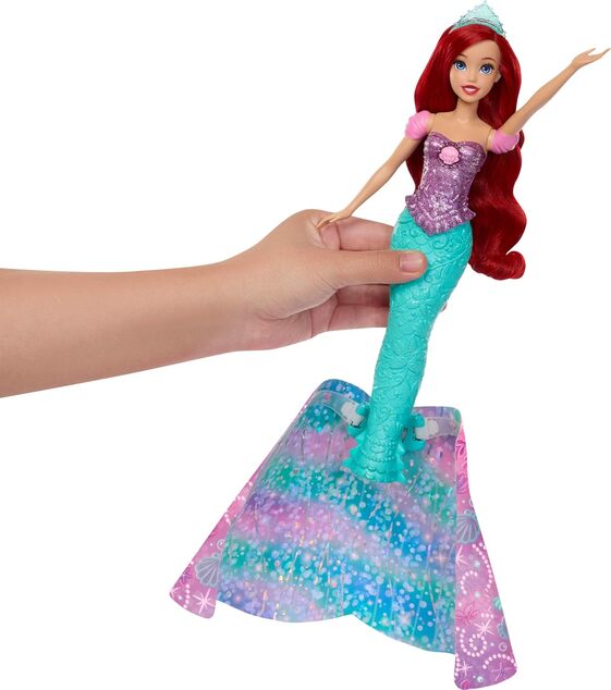 Mattel Disney Princess Bambola Ariel con trasformazione