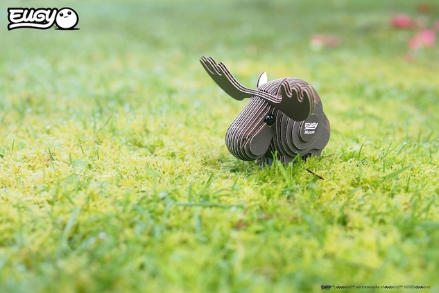 EUGY Los 3D puzzle di cartone