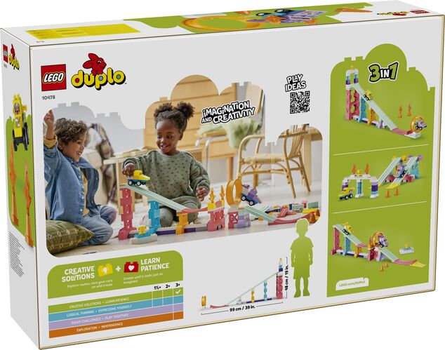 LEGO® DUPLO® 10478 Kreatívne rampy s vozidlami 3 v 1