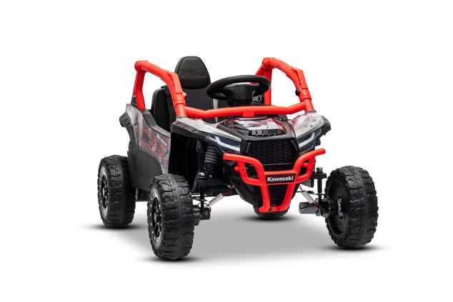 Elektrické autíčko Kawasaki TERYX KRX 1000 12V, červené, jednomiestne, odpružená zadná náp