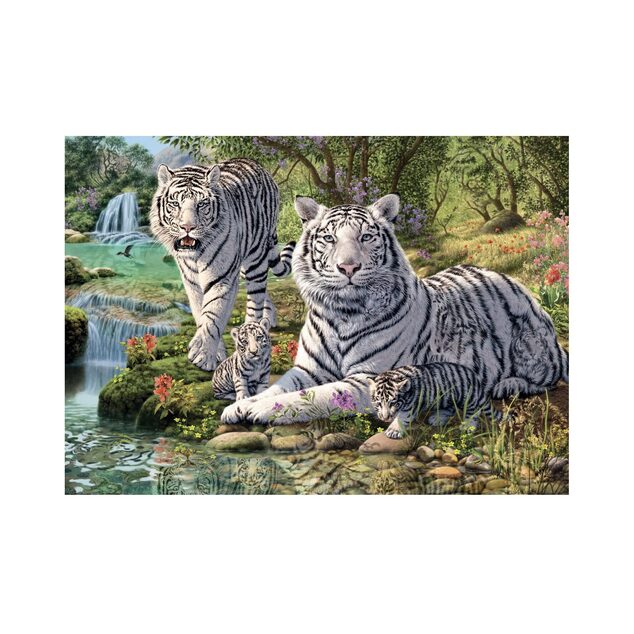 Puzzle Biele tygre 1000 dielikov secret collection