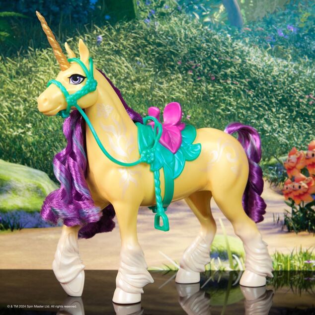 Unicorn Academy česací jednorožec 24 cm Leaf