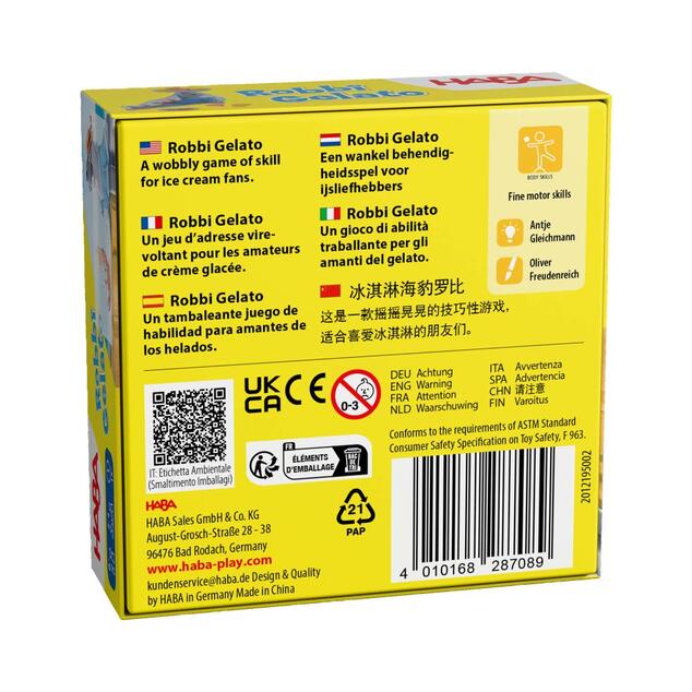 Haba Mini hra pre deti Robbi Gelato od 6 rokov