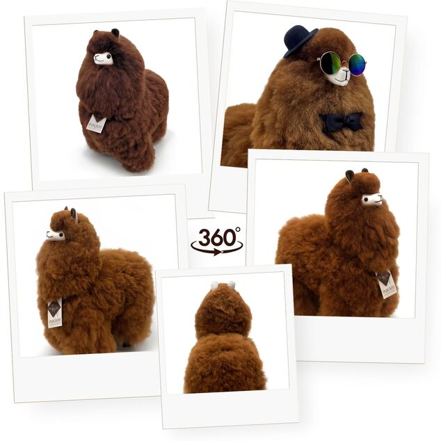 INKARI Plyšová hračka Alpaca Large Walnut 50cm