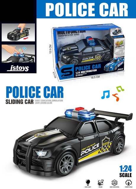 Mașină de poliție cu efecte