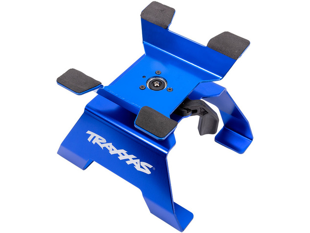Traxxas stojanček na autá malý modrý