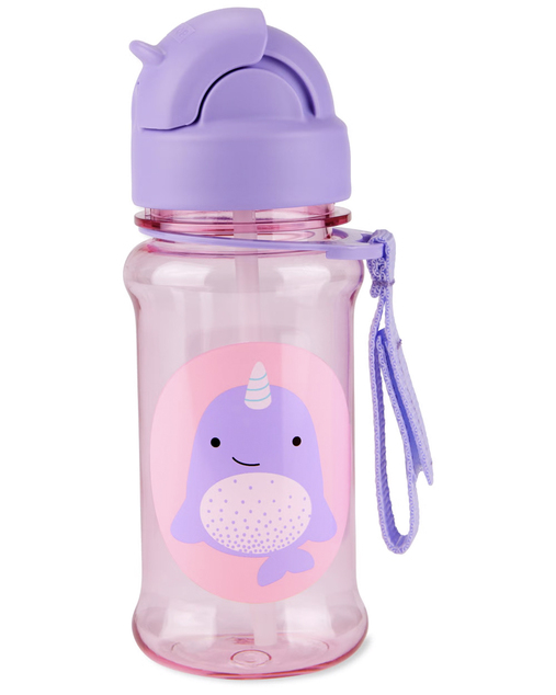 SKIP HOP Zoo tritan Fľaša so slamkou 355ml Narval 12m+