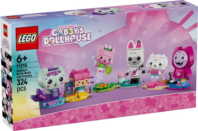 LEGO® Gabby's Dollhouse 11215 Gabi a jej mačací kamaráti z kociek