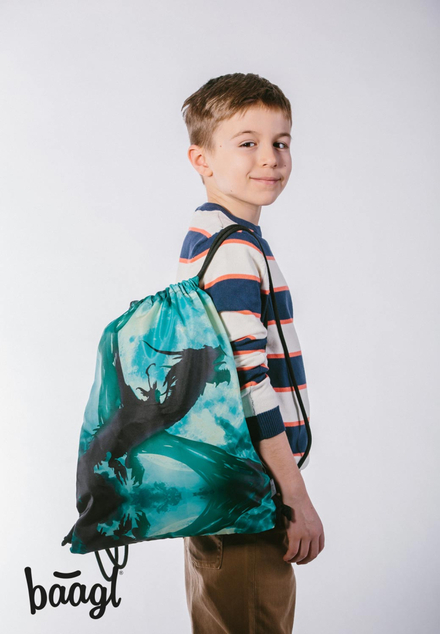 BAAGL SADA 3 Ergo Drak: Aktentasche, Federmäppchen, Tasche