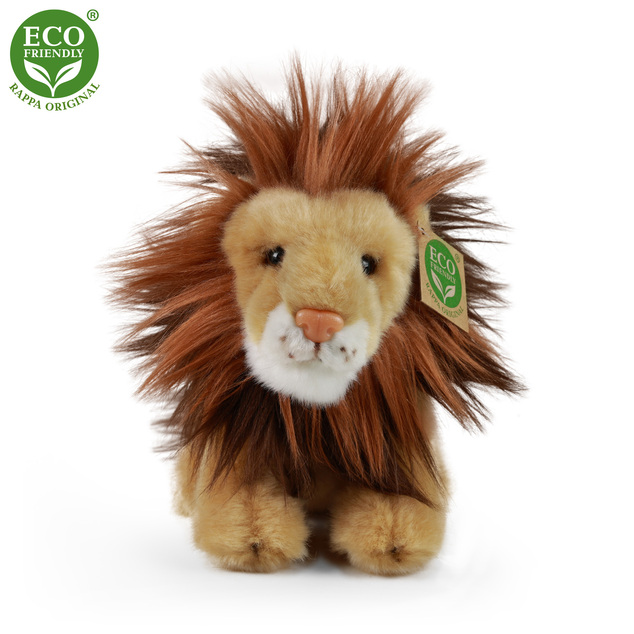 Plyšový lev sediaci 18 cm ECO-FRIENDLY