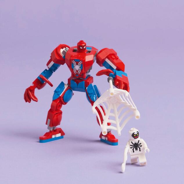LEGO® Marvel 76308 Spider-Man în costum robotic vs. Anti-Venom