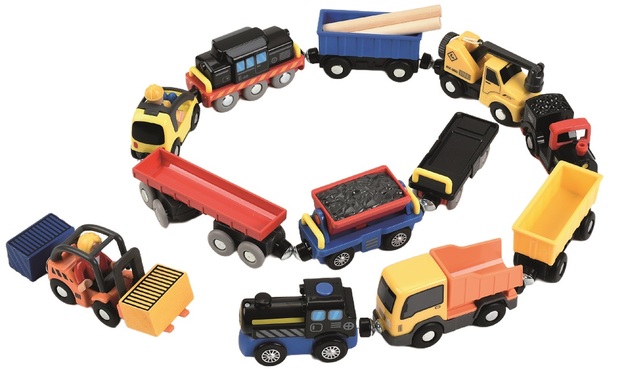 2Kids Toys Set vehicule pentru cale ferată