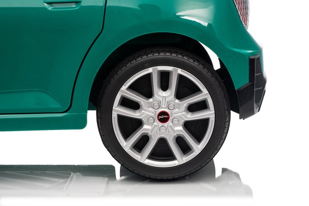 Elektrické autíčko BMW Mini Cooper 12V, zelené, USB Vstup s Bluetooth pripojením na MP3 Pr