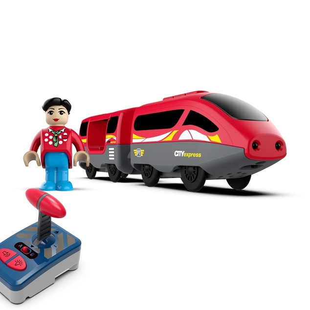 2Kids Toys Elektrická vlaková súprava s ovládačom a figúrkou