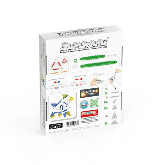 SUPERMAG magnetická stavebnica Life&amp;nature 50ks