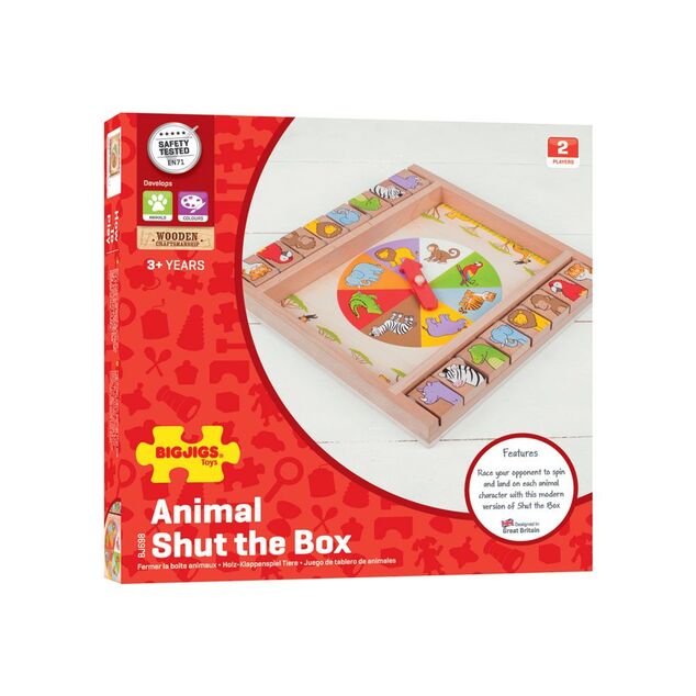 Bigjigs Toys Ruleta so zvieratkami