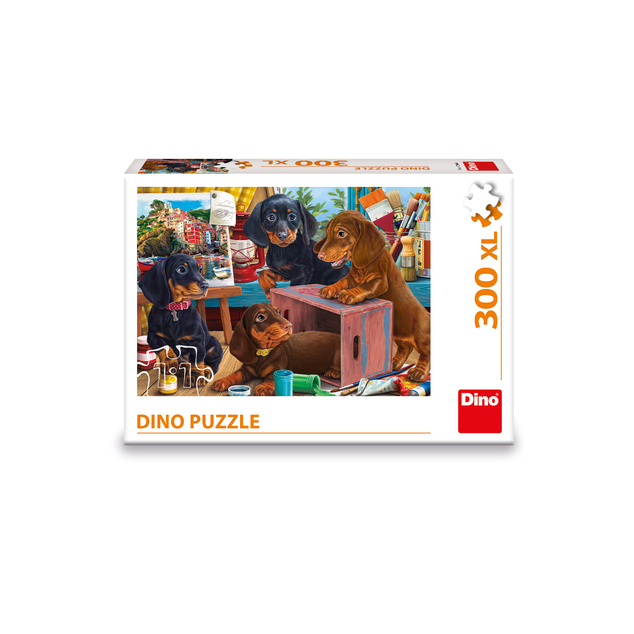 Puzzle Jazvečíky 300 xl dielikov