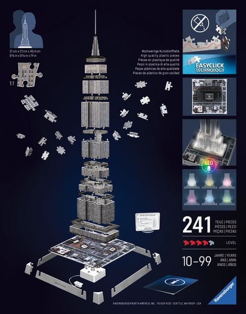 Ravensburger Iconics: Empire State Building, LED