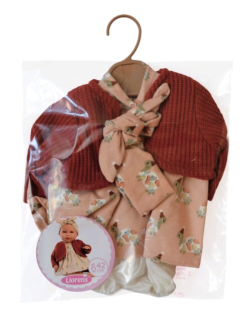 Llorens M740-015 oblečenie pre bábiku bábätko NEW BORN veľkosti 40-42 cm