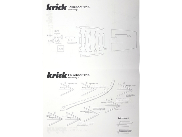 Krick Folkeboot 1:15 kit