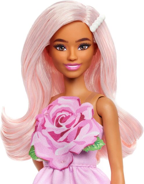 Mattel Barbie Modell Rosa Kleid mit Schleife