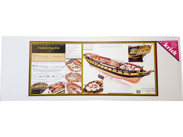 Vanguard Models HMS Indefatigable 1794 1:64 kit