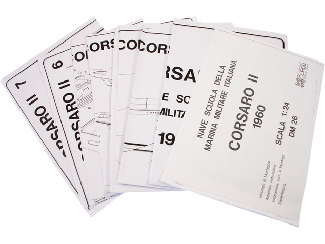 COREL Corsaro II plachetnica 1:24 kit