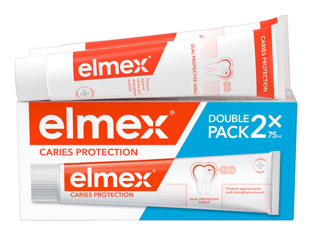 Elmex Caries Protection Duopack – 2x zubná pasta 75ml