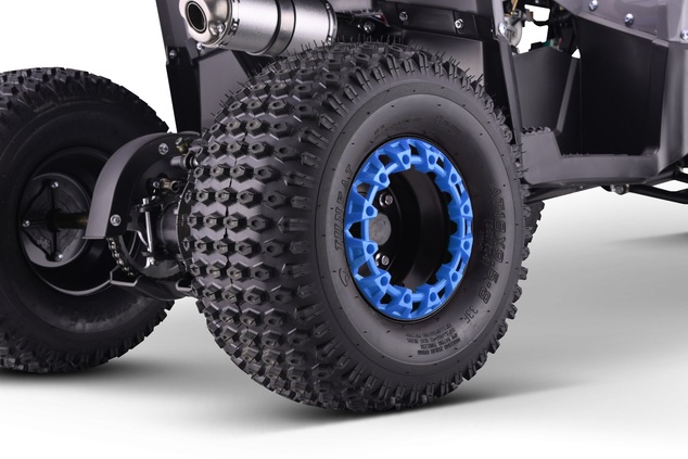Benzínová štvorkolka pre deti Beneo Motors WARRIOR modrá - 125cm3