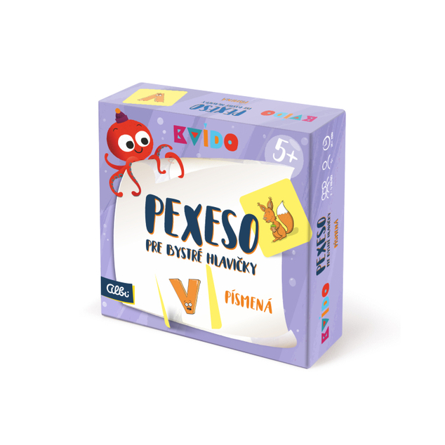 Albi Kvído Pexeso pre bystré hlavičky Písmená