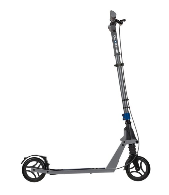 Globber Kolobežka One K 165 Deluxe Black Blue s prednym tlmičom a brzdou, nosnosť 100kg
