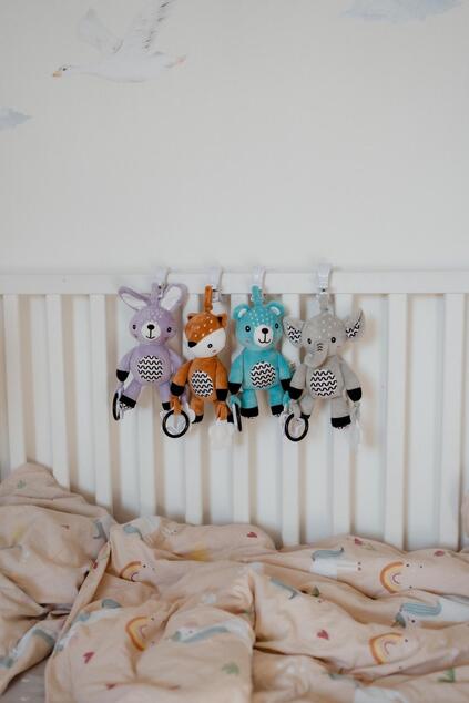 Slon babyted hrkálka plyš 30cm záves na postieľku/kočík